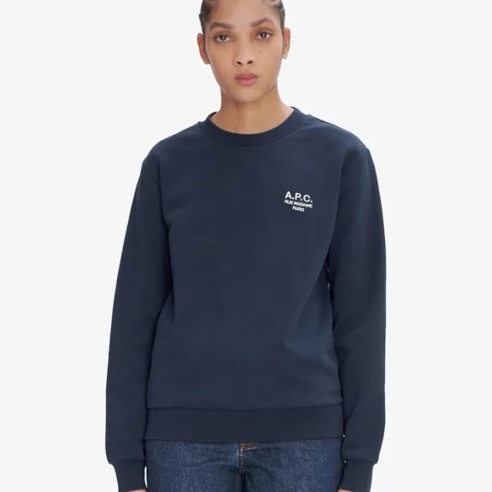 APC Rue Madame Sweatshirt Navy Size M
